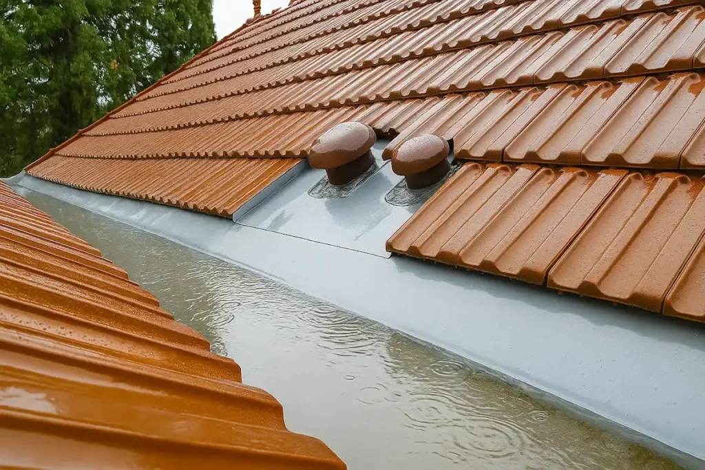 Pose de gouttières et de chéneau pour une évacuation efficace des eau pluviales