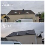 Rénovation de toiture en tuile double romane sur maison individuelle